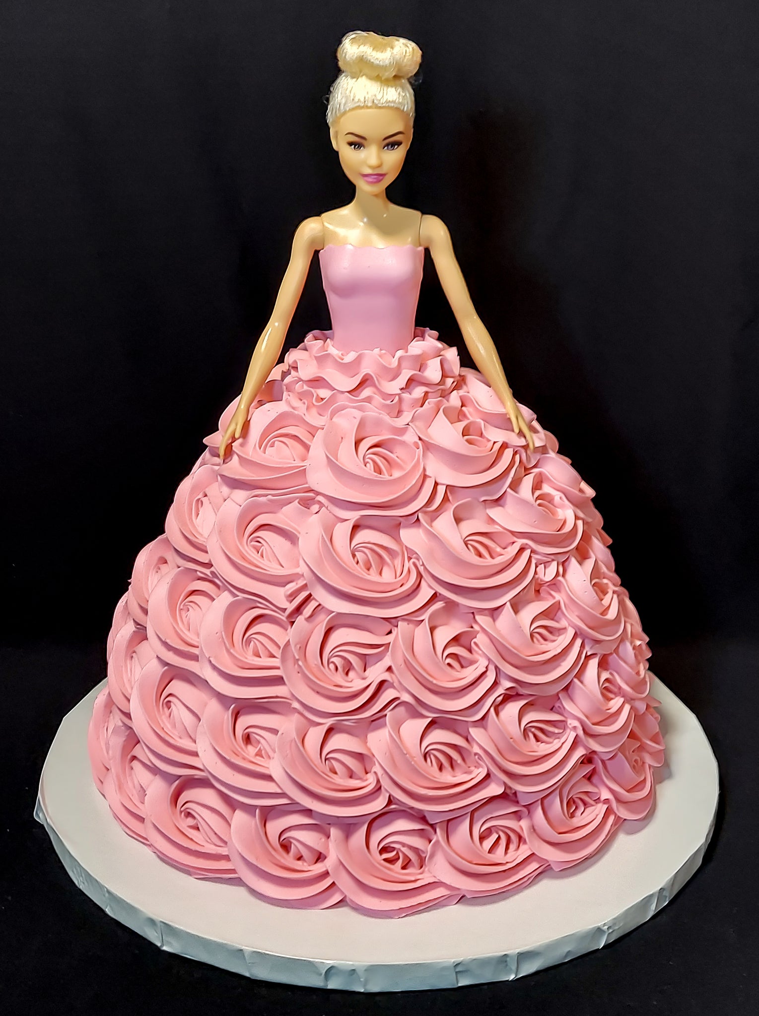 barbie dress cake